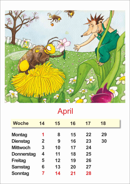 Kinder Kalender 2024